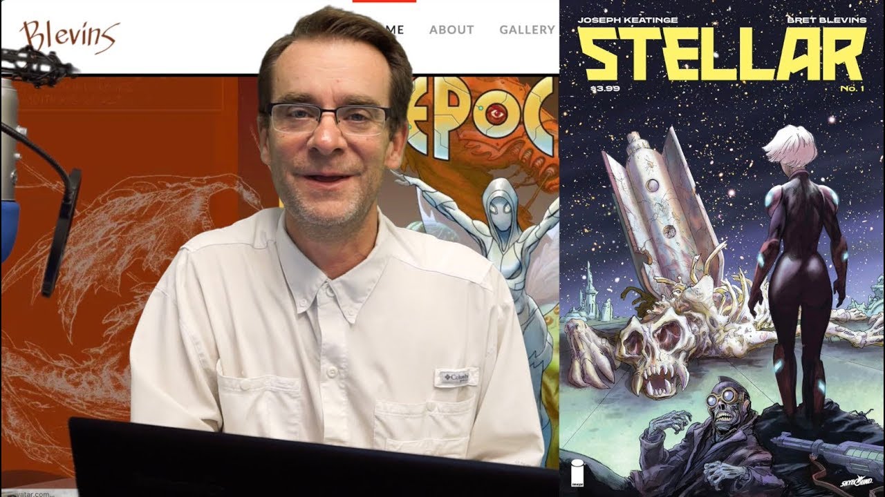 Launching Bret Blevins Drawing and Cartooning Kickstarter from the Airstream!