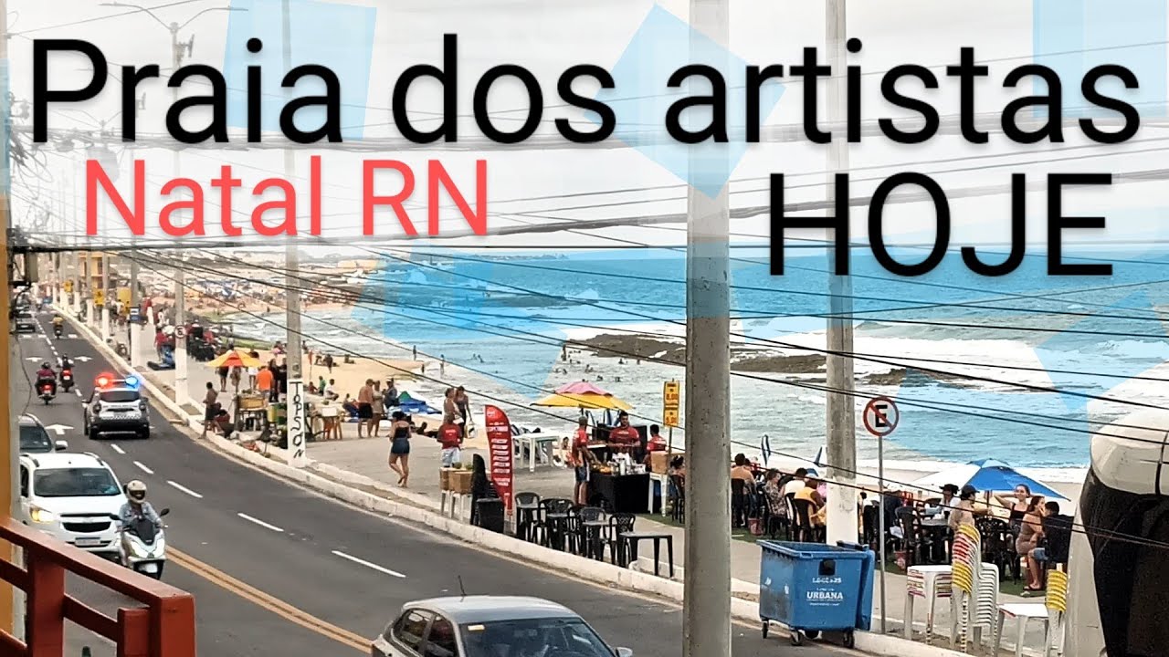 Praia dos artistas hoje