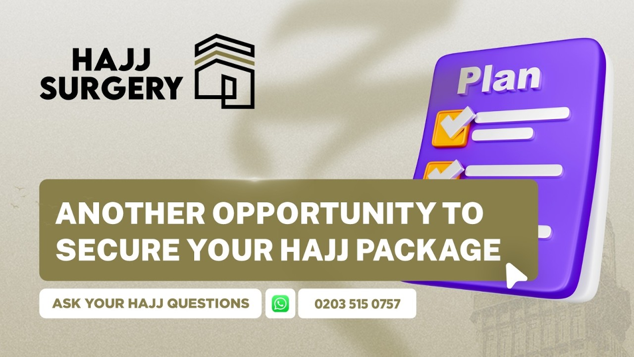 🕋 Weekly Hajj Surgery LIVE | Unsuccessful in Phase 1? Another Opportunity Awaits