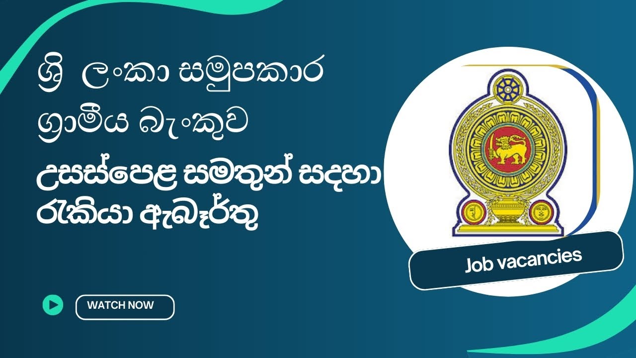 Management Assistant Job Vacancy Sri Lanka Government Jobs