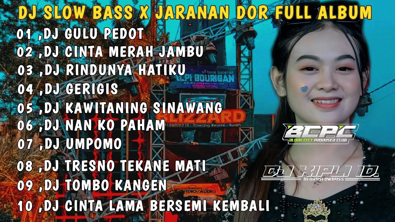 DJ GULU PEDOT X CINTA MERAH JAMBU || SLOW BASS JARANAN DOR FULL ALBUM VIRAL TIKTOK 2025 •DJ KIPLI ID