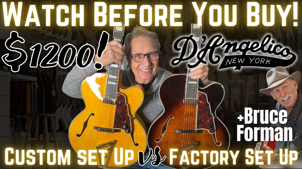 D’Angelico Premier EXL-1, Factory vs Pro Setup: WATCH BEFORE YOU BUY!