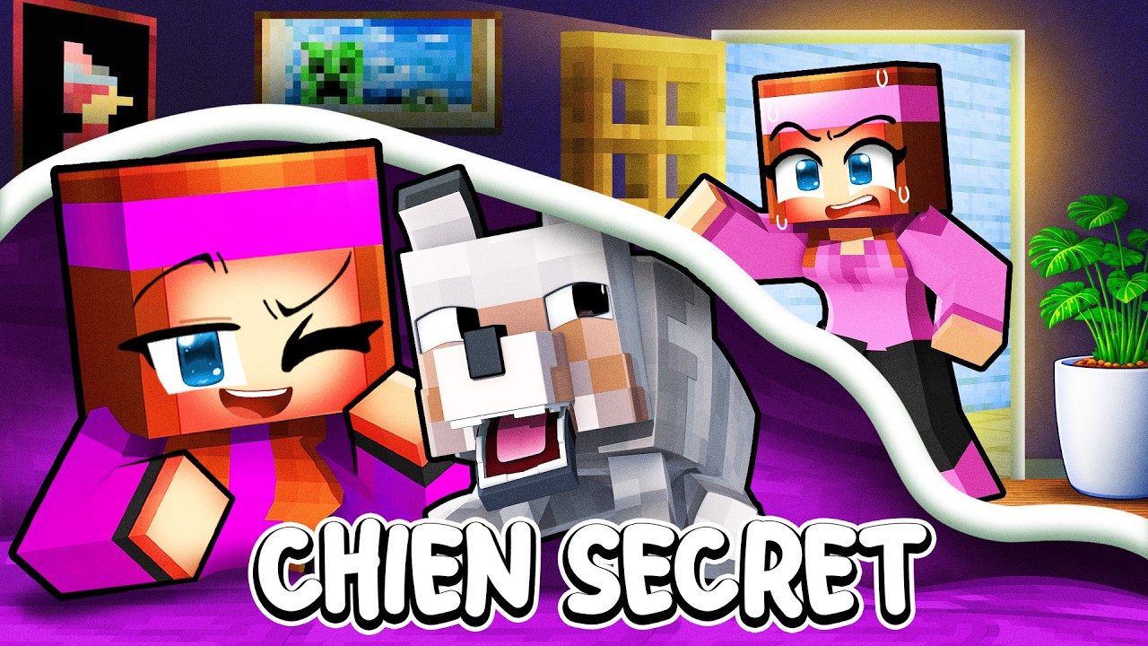Mon nouveau CHIEN secret sur Minecraft !