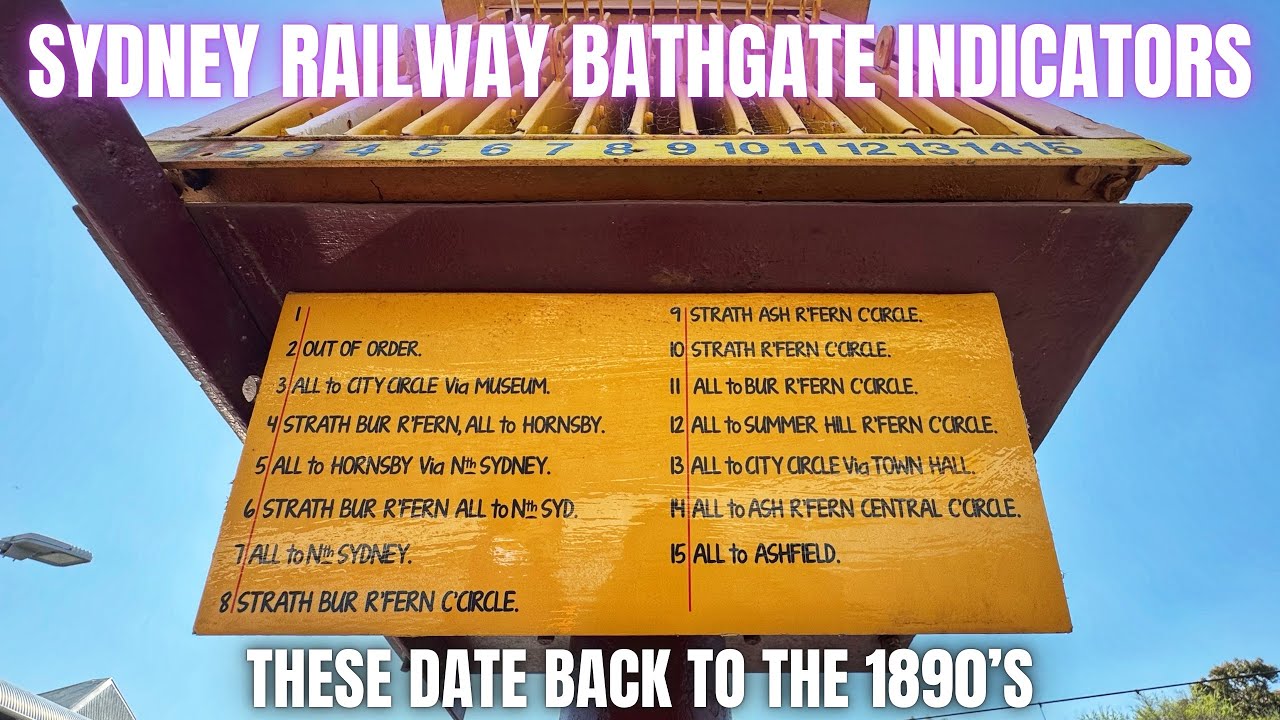 Abandoned Oz - 1890’s Railway Bathgate Indicators - Homebush Station
