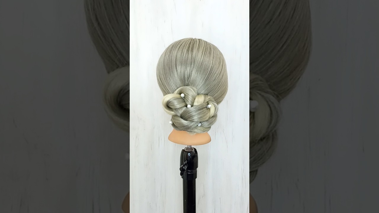 Wedding Guests Bun Tutorial #braidedhairstyle #buntutorial #bunstyle