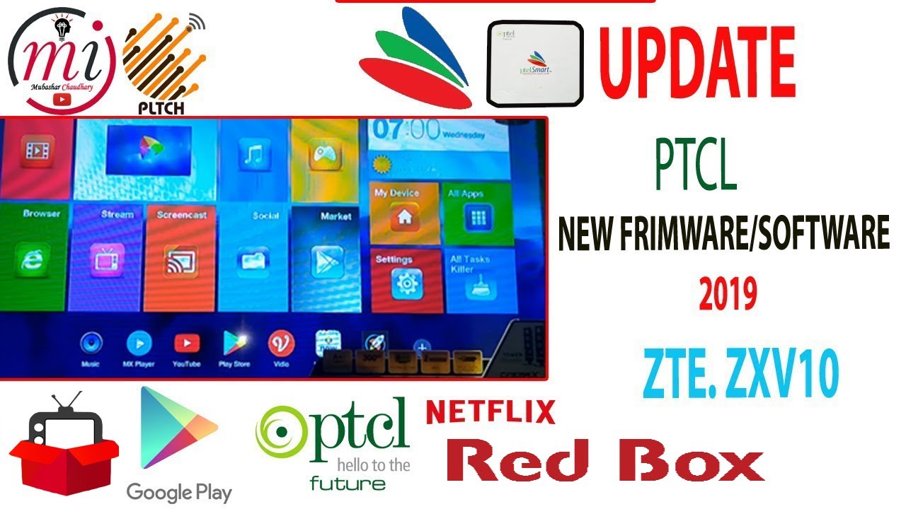 PTCL STB | New Frimware Installing  2019 | Rooted |500+ Live Tv Channel | All Android Future unlock