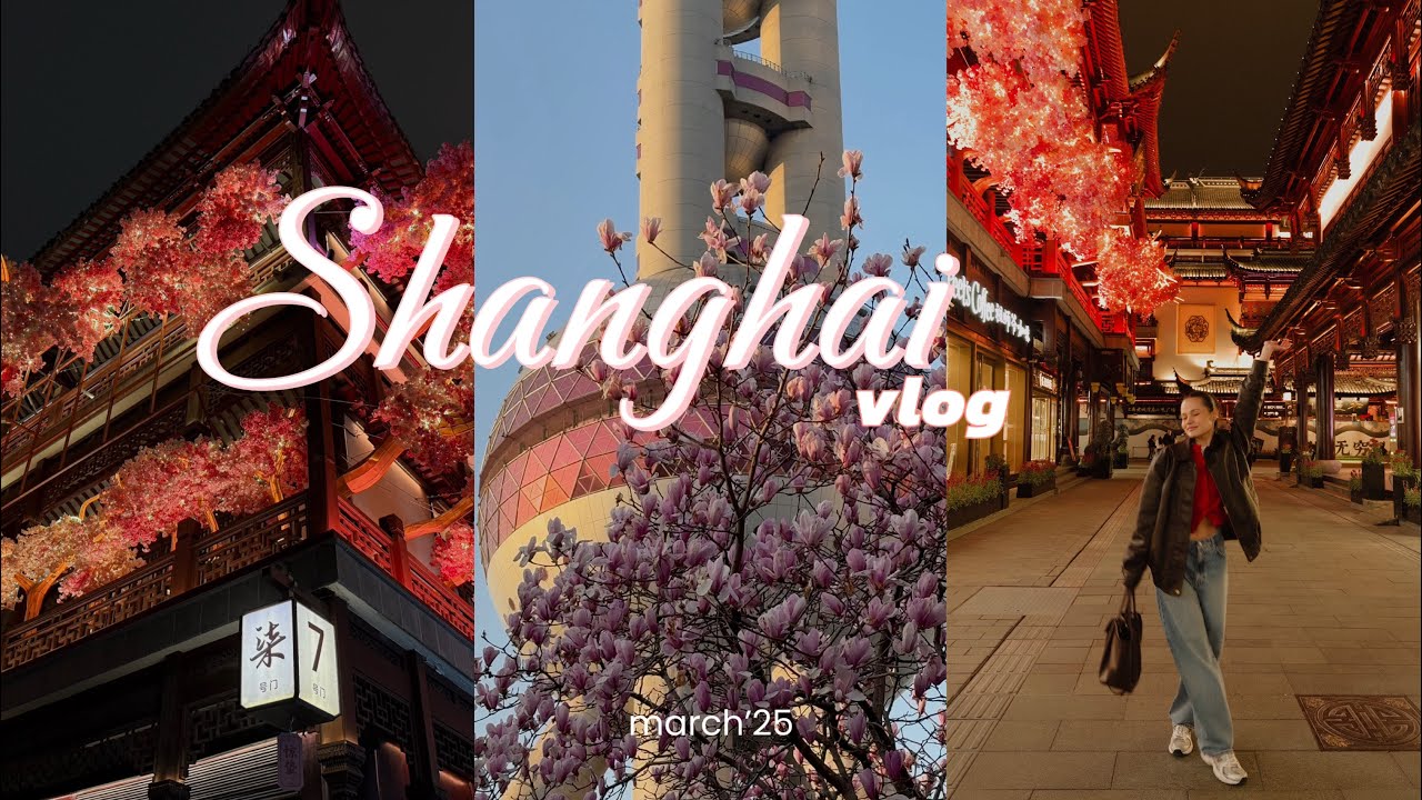 Shanghai vlog | Шанхай 2025: Диснейленд, Китайская венеция, Сад радости, смотровая и покупки