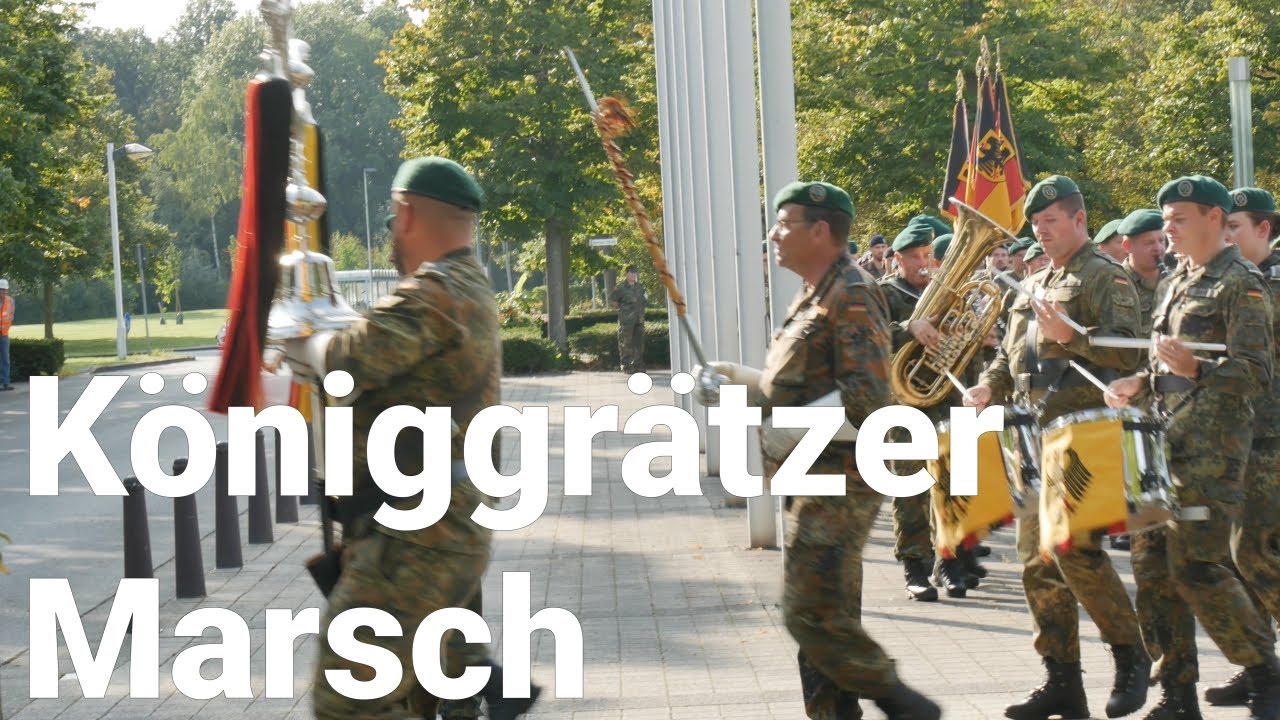 Einmarsch Ehrenformation Streitkräfteamt - Königgrätzer Marsch - Musikkorps der Bundeswehr