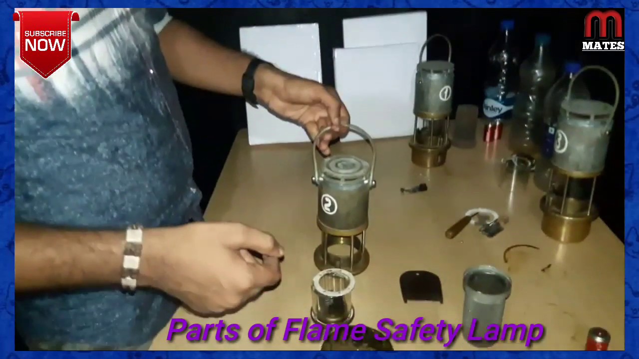 Flame safety lamp // How to open and fitting // GL-7//How to make testing flame in gas chamber?