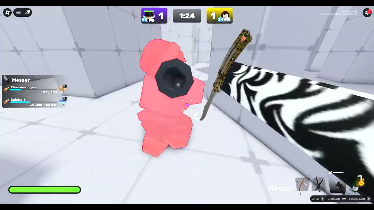 Ich spiele Roblox Rivals aber nur mit dem Messer