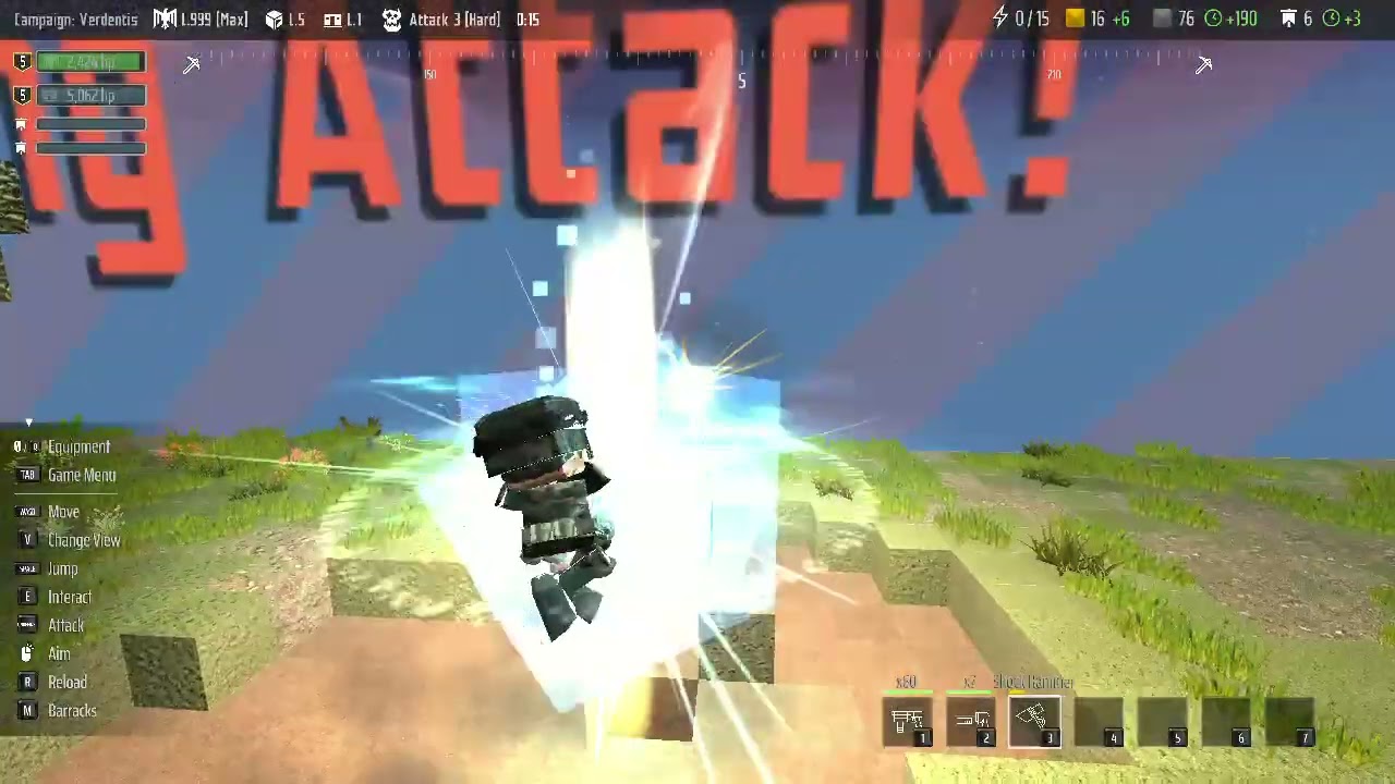 Block Fortress 2. Going for round 100 on hard mode attempt 2 part 1