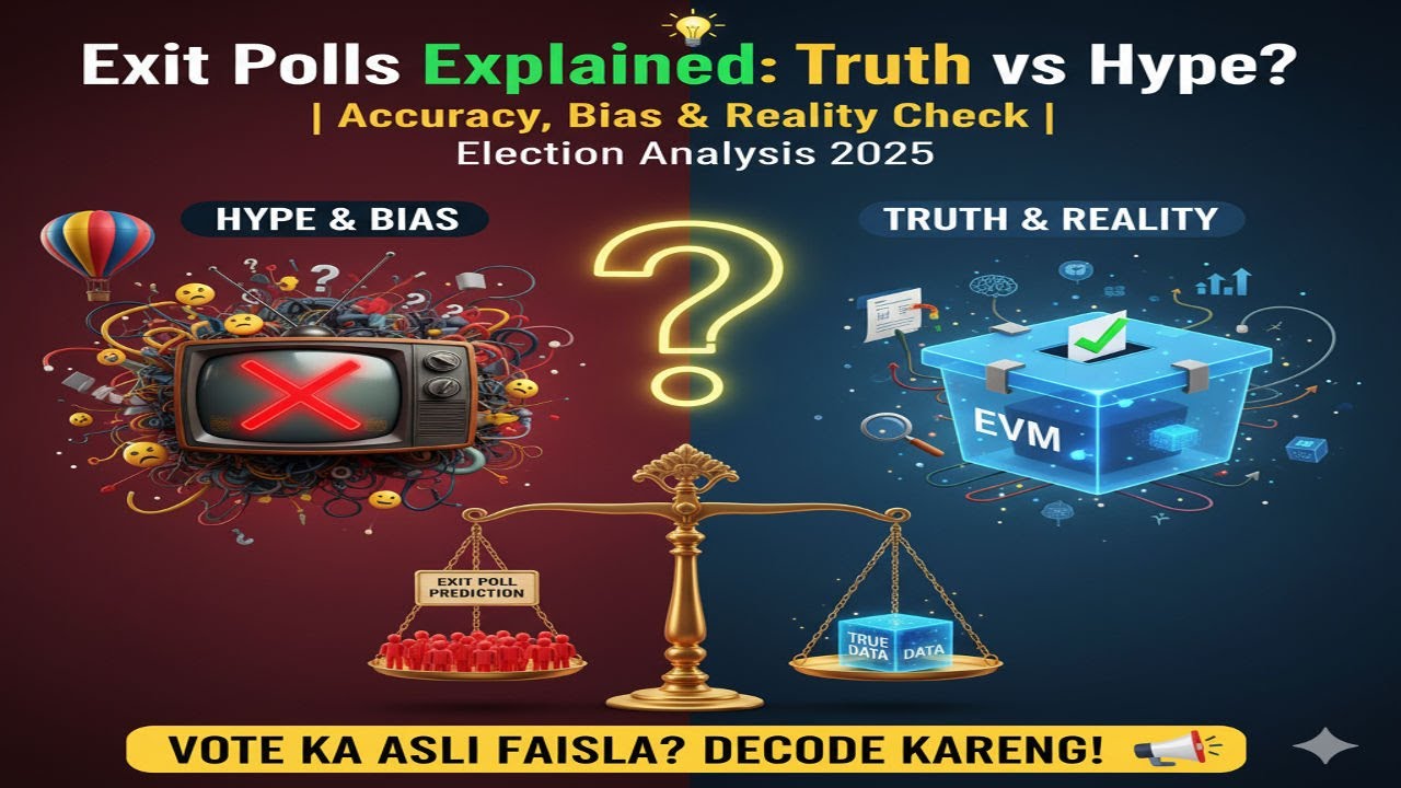 Exit Polls Explained: Truth vs Hype? | Accuracy, Bias & Reality Check | Election Analysis 2025