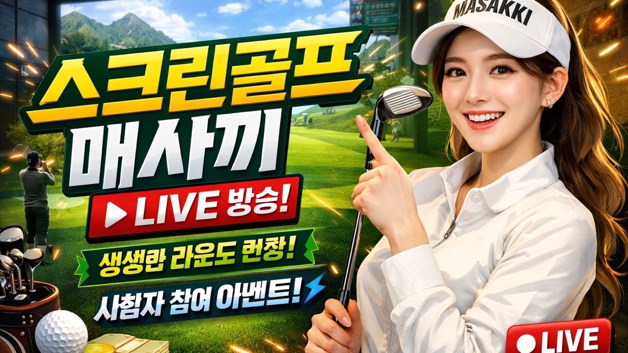 [매사끼] 라이브 방송 2026.2.5 #스크린골프 #골프 #라이브 #Live #Golf #홀인원 #골프존nx 