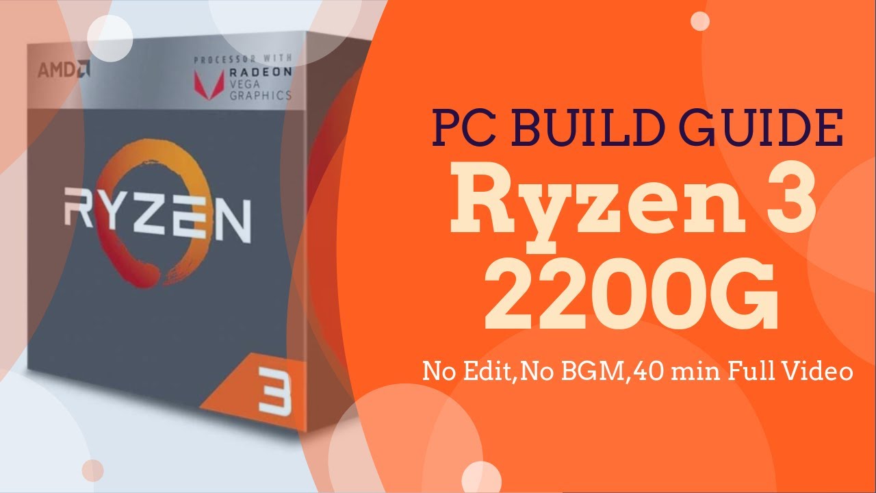 Бюджетный ПК AMD Ryzen 3 2200G до 400 долларов США для начинающи...