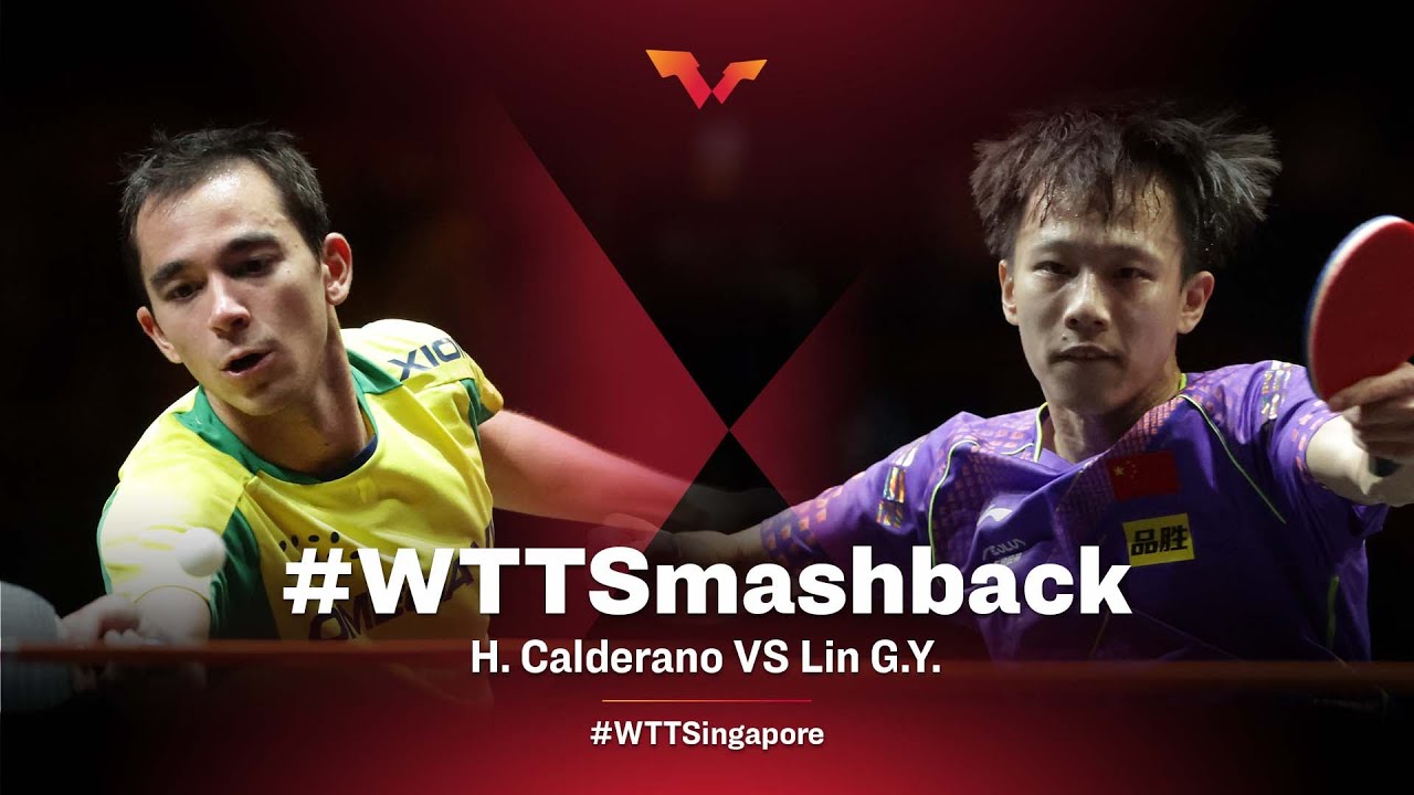 Lin Gaoyuan vs Hugo Calderano | #WTTSmashback | WTT Cup Finals Singapore