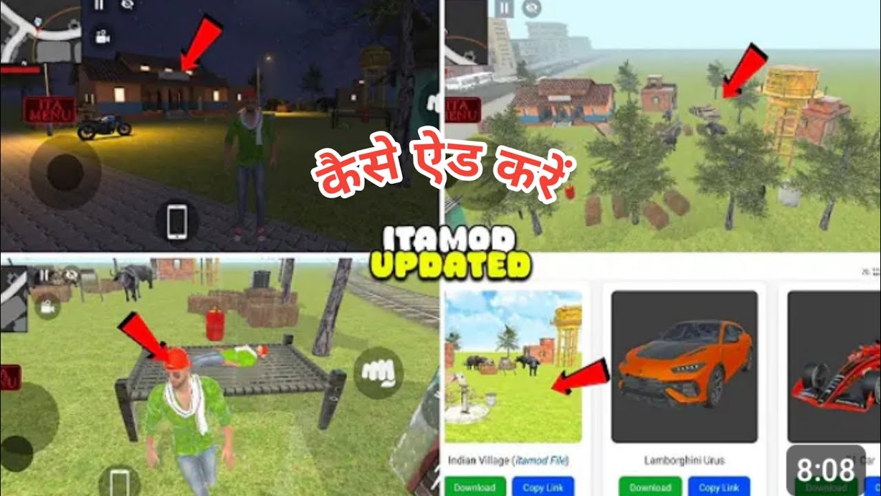 Indian Theft Aura simulator new update Ita Mod New Village New Cheat Codes Update Indian Theft Auto