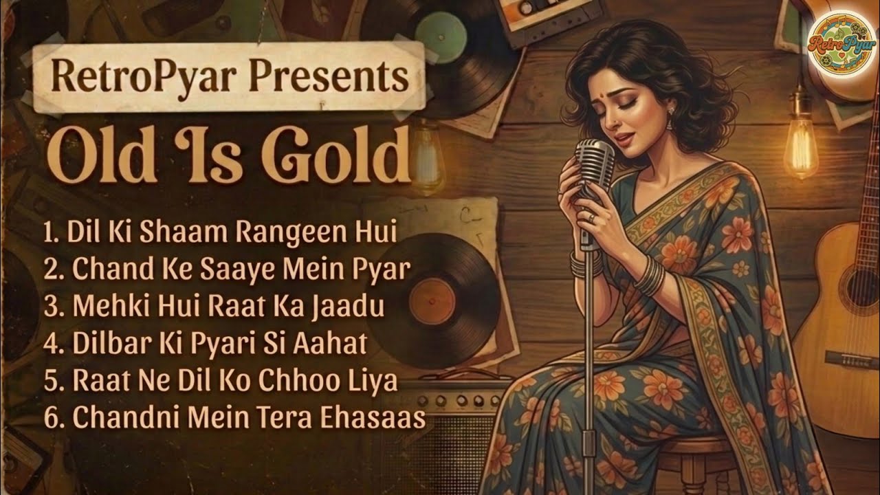 Dil Ki Shaam Rangeen Hui | Old Is Gold | 70s-80s Retro Romantic Songs Playlist | RetroPyar