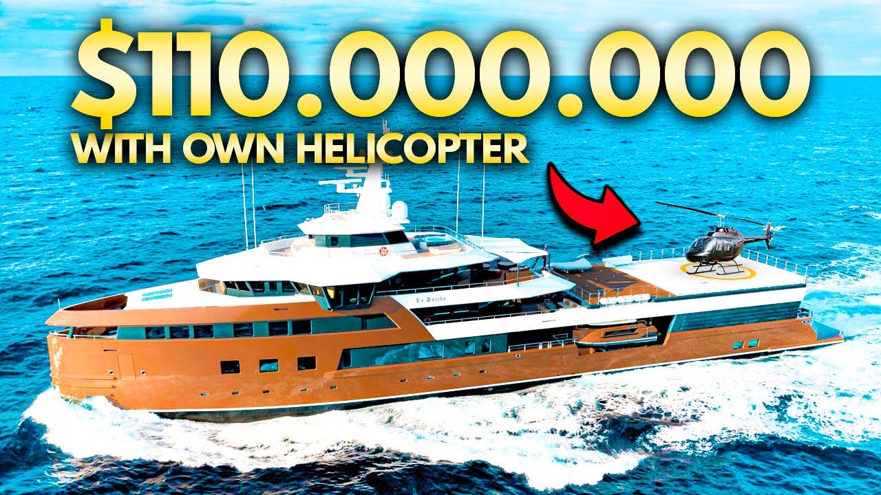 EXCLUSIVE Tour Inside The Imposing La Datcha Yacht Worth $110.000.000