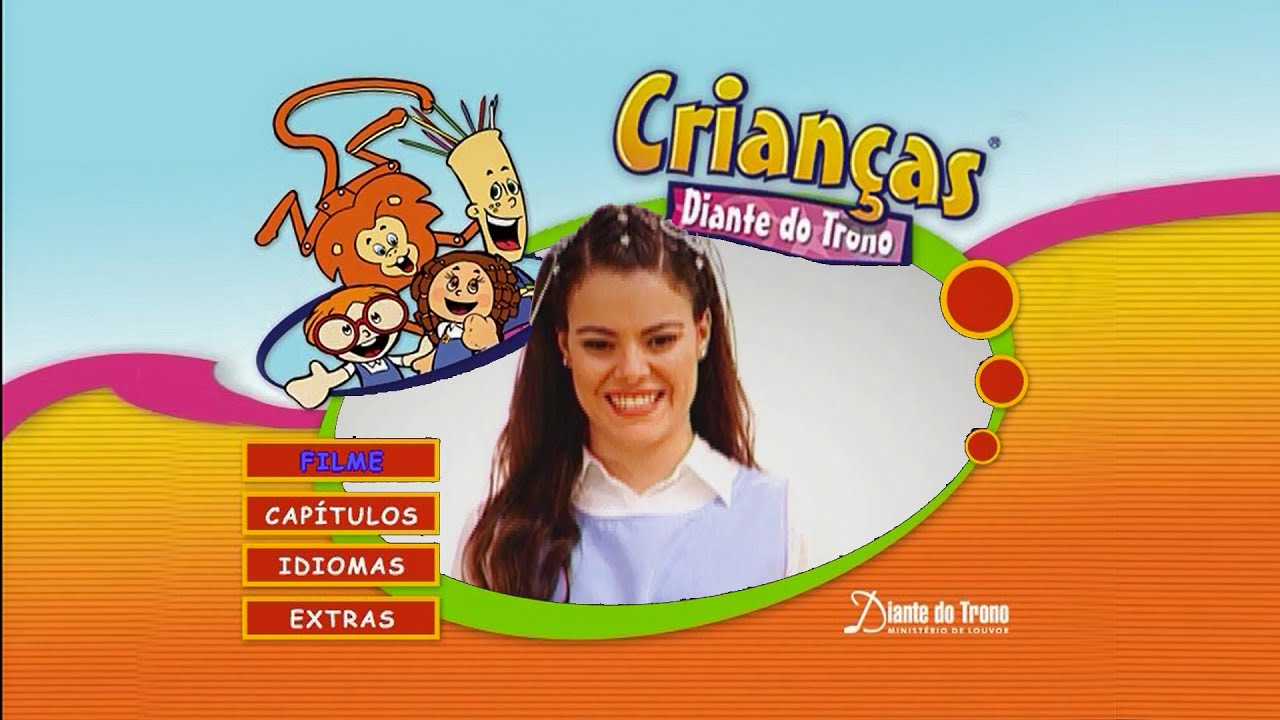 Menu - DVD  Crianças Diante do Trono volume 1 | 2001