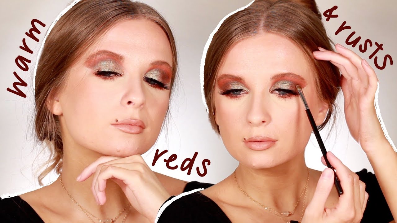 a warm rust eye look 🍂 | caitlinxtine