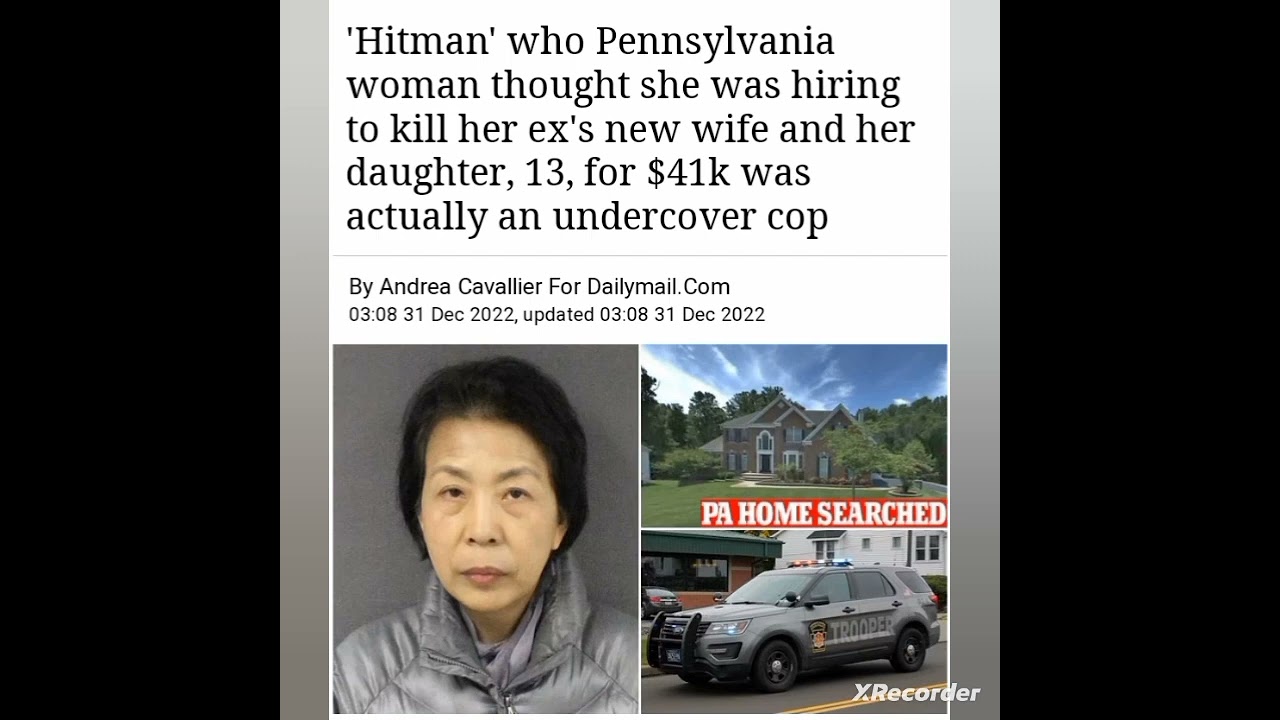 Marilyn Zhou 56 hired a hitm*n to ki!! her ex-husbands new wife and 13yr old daughter....