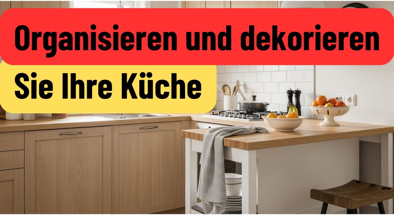 12 Tipps zum Organisieren und Dekorieren Ihrer Küche