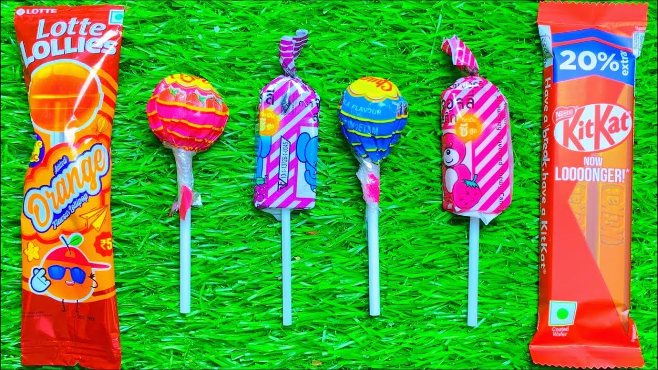 Satisfying Video Unboxing GIANT Rainbow Lollipop Candy with Yummy Sweets Cutting ASMR