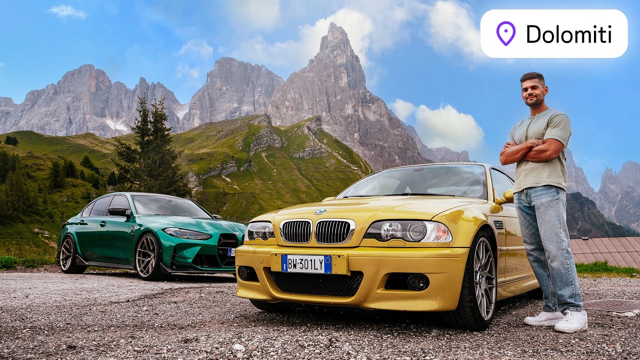 1000 KM con la NUOVA AUTO in Montagna 💛 M3 E46 vs M3 G80 💚
