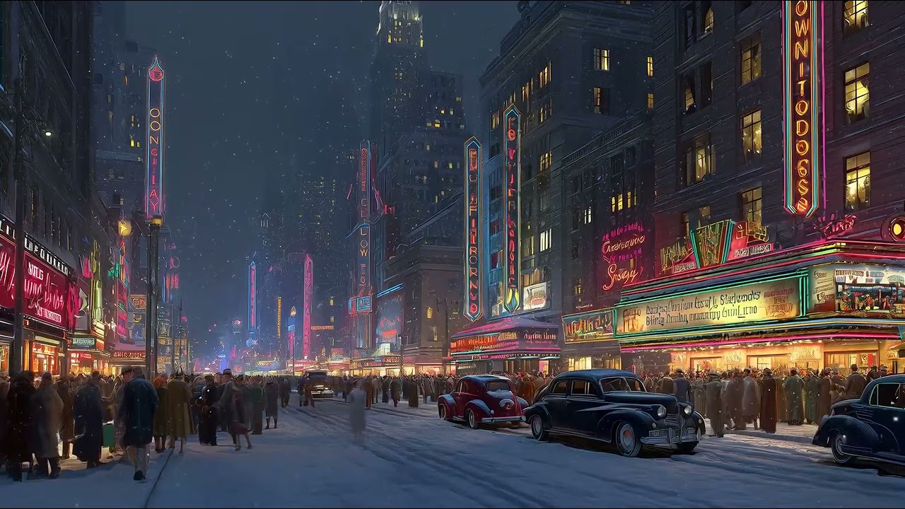 Memories of Winter 1950s | Jazz & Big Band Classics – Cozy Cabin Evenings