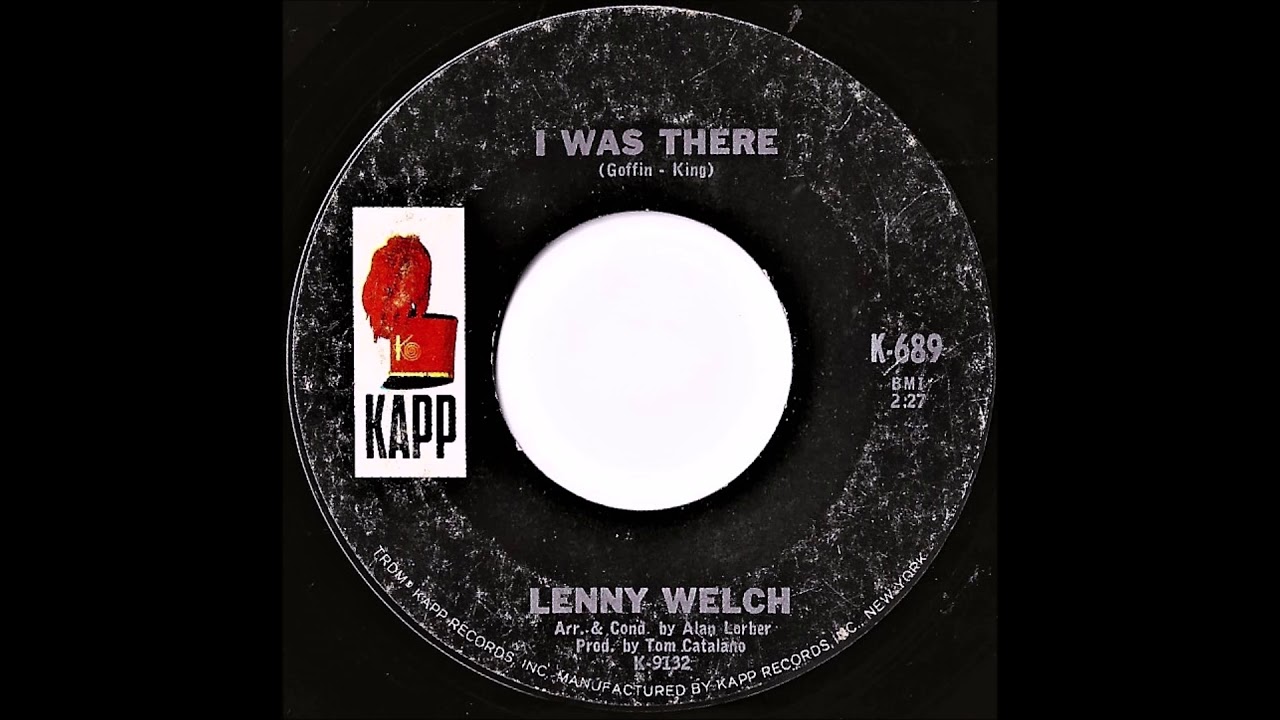 Lenny Welch- I Was There