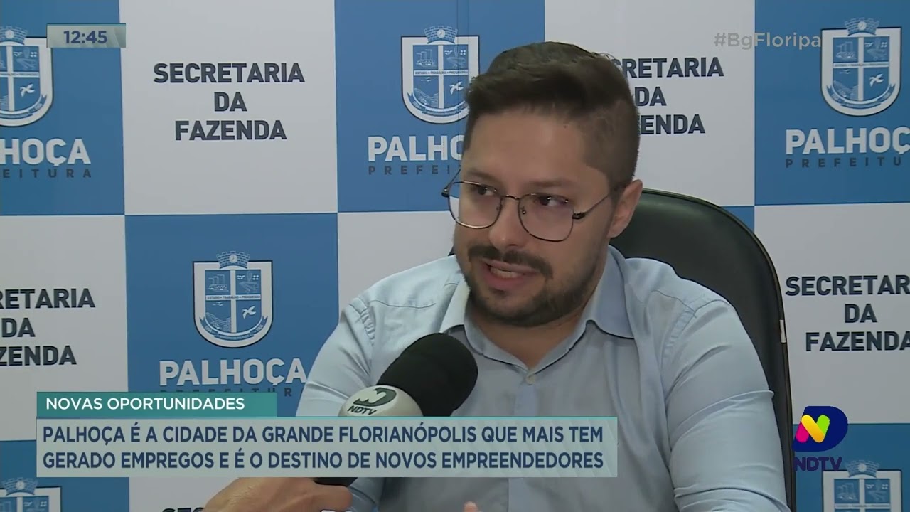 Palho&ccedil;a &eacute; a cidade que mais tem gerado empregos na Grande Florian&oacute;polis