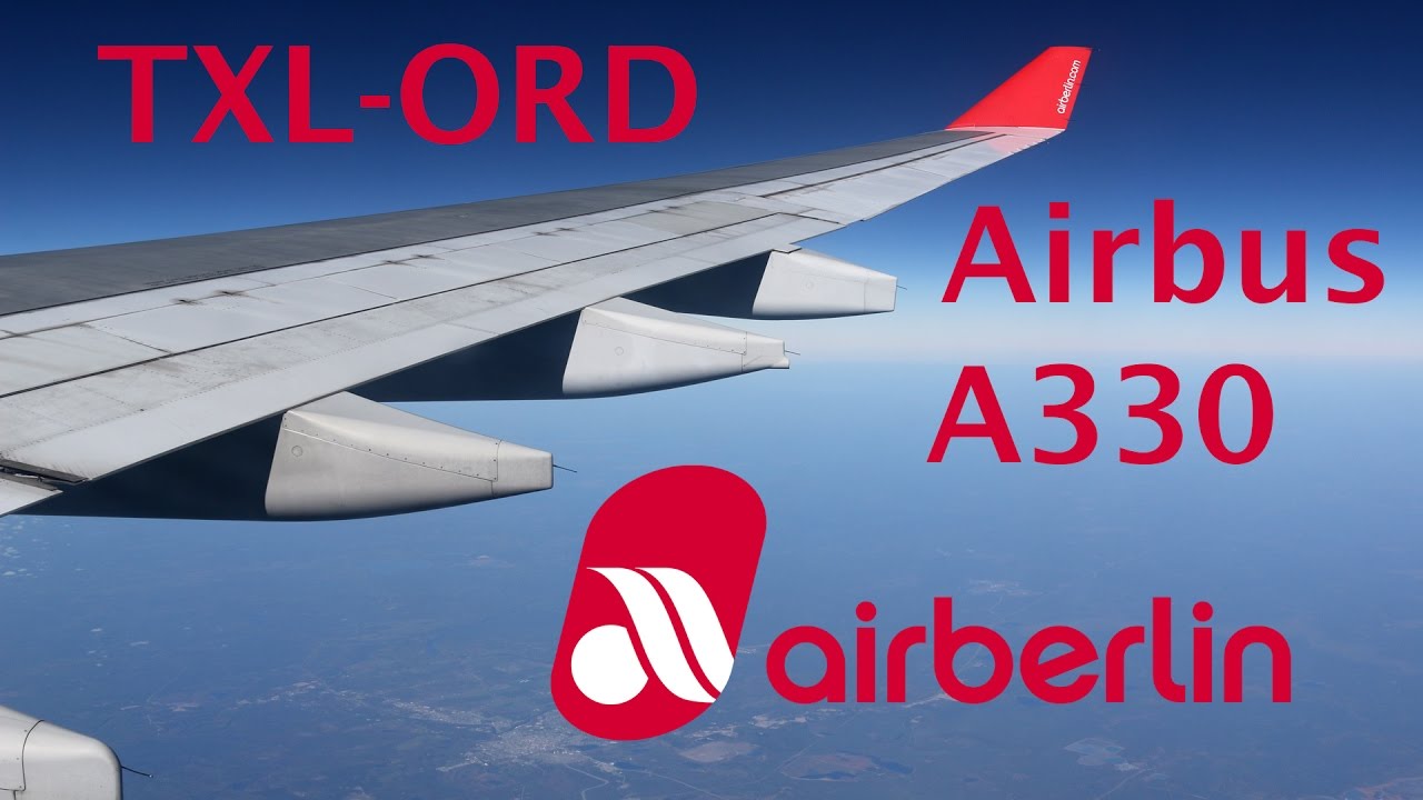 Air Berlin A330 flight Berlin - Chicago trip report