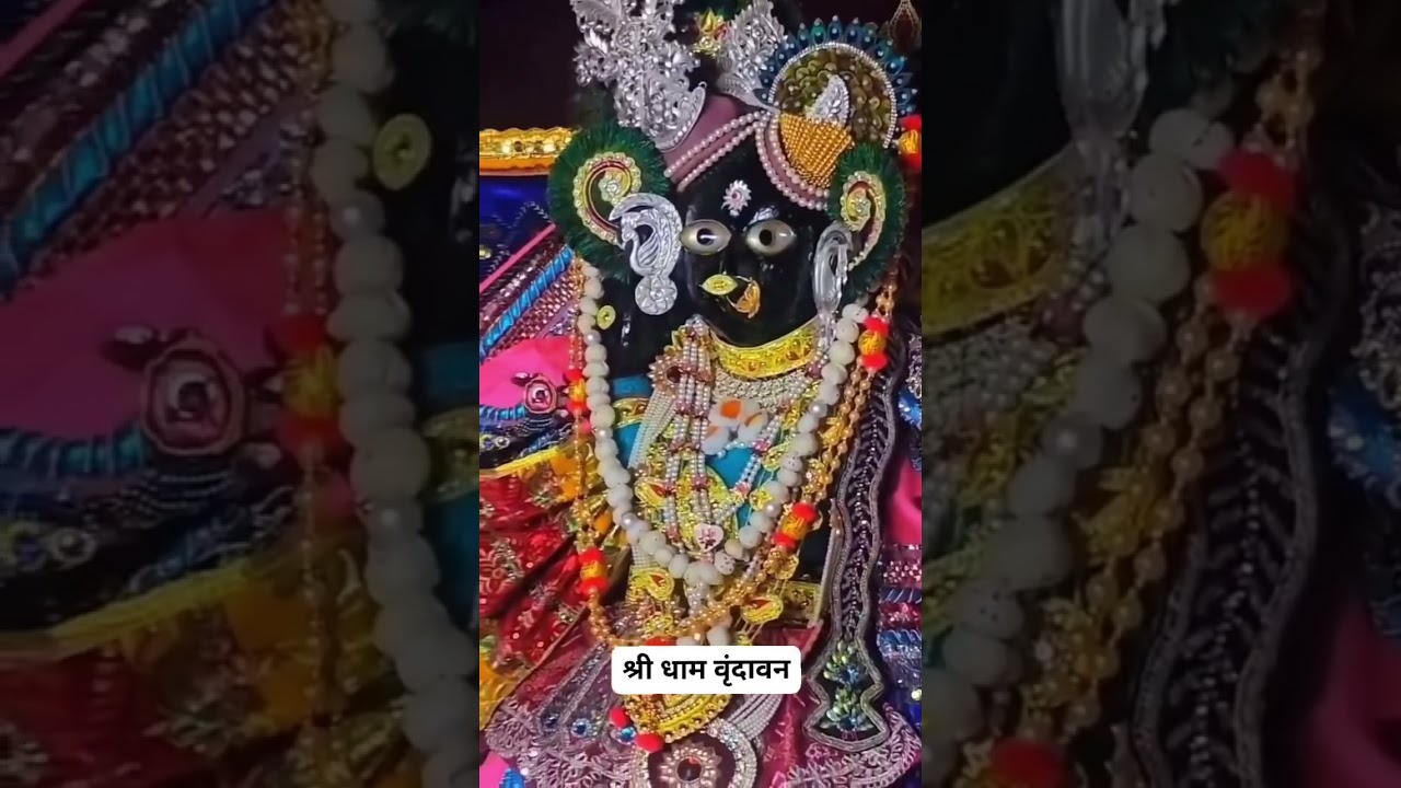 पहली बार बांके बिहारी जी के सबसे करीब से चमत्कारी दर्शन #vrindavan #radhakrishna #bankebihari #viral