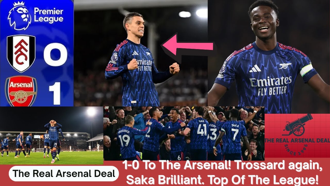 FULHAM 0-1 ARSENAL | Defensive Masterclass! | Trossard Scores, Saka Shines & Another Clean Sheet!