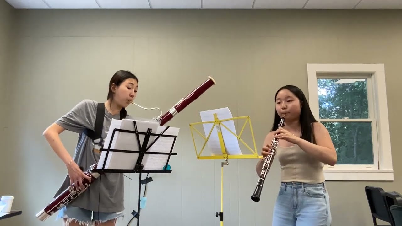 Joseph Fiala Duo Concertante for Oboe and Bassoon Mvt. 2 Adagio