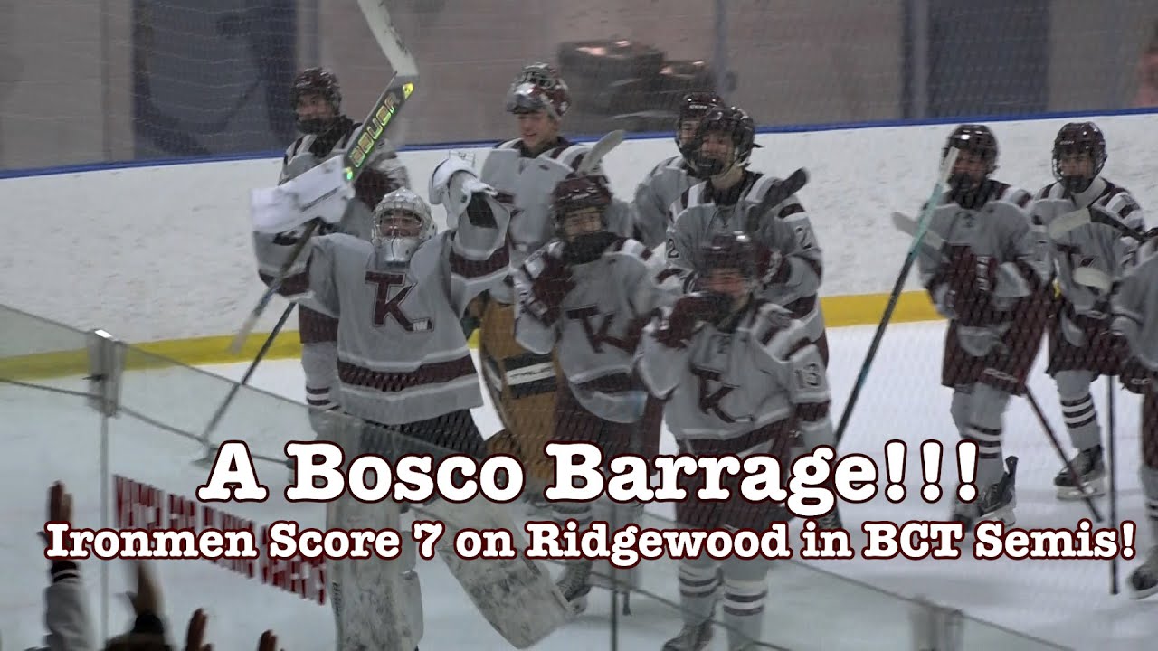 Don Bosco Prep 7 Ridgewood 1 | Полуфинал BCT по хоккею среди юношей | Ферро оформил хет-трик и од...