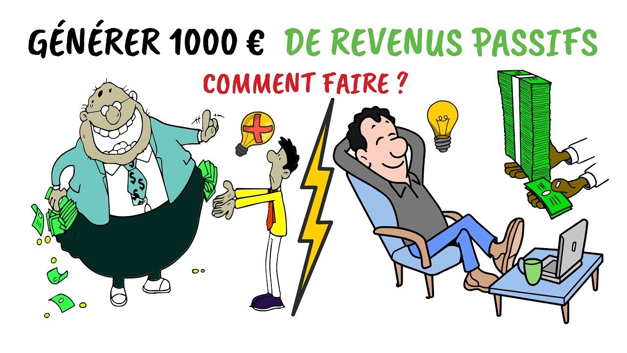 🚀 Comment G&eacute;n&eacute;rez 1000&euro;/mois de Revenus PASSIFS (M&eacute;thode Simple et Efficace) 📈