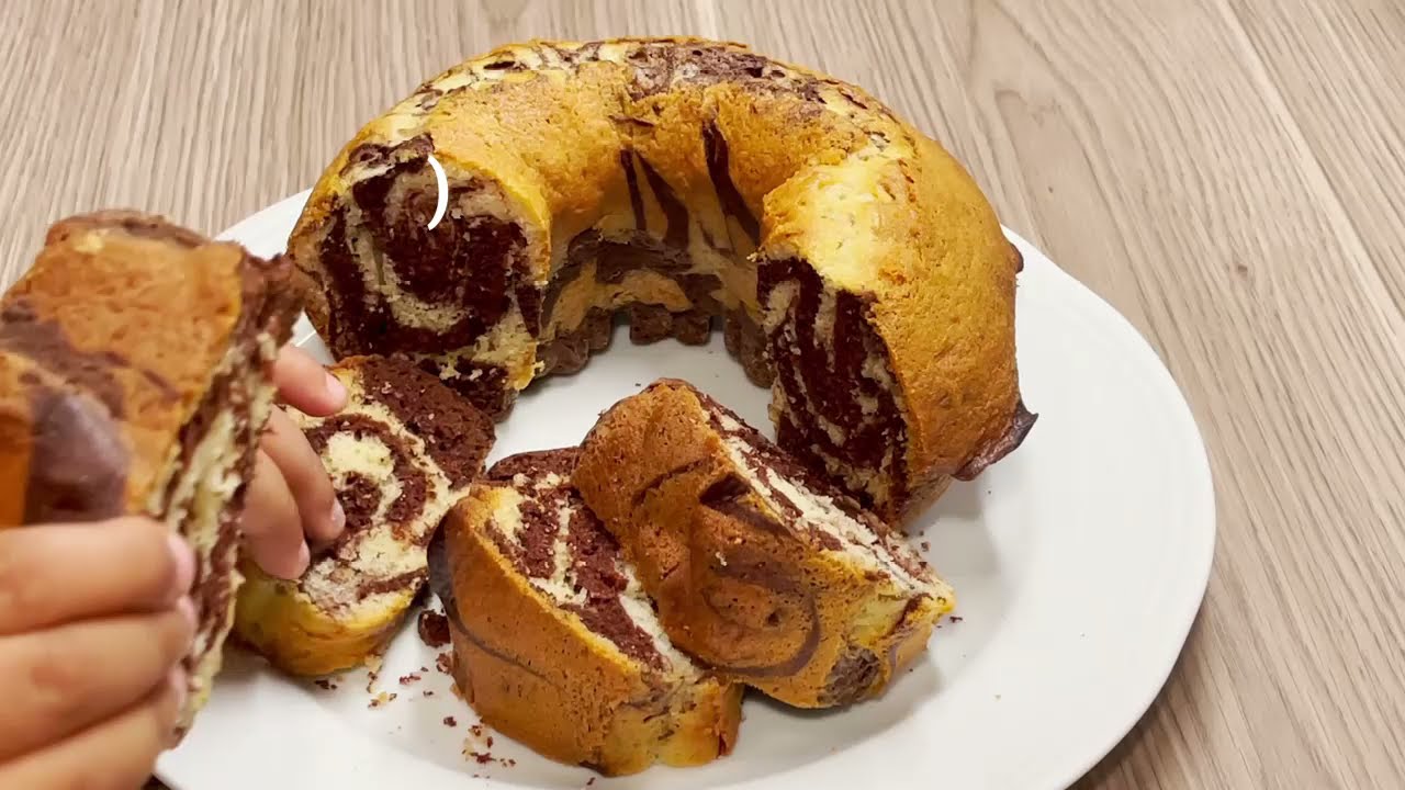 Recette Gâteau marbré ultra moelleux 🍫🍰 - Ultra soft marble cake recipe