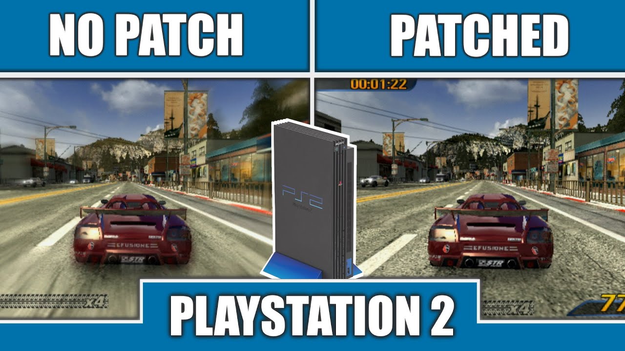 Burnout 3 Takedown: PS2 Enhancement Patch (Disable Blur & Fog) + Output in 1080p (GSM OSSC)