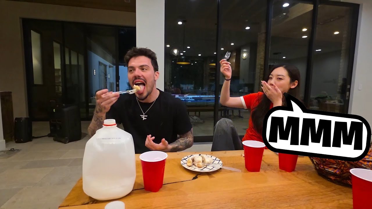 FaZe Adapt & FanFan Cinnamon Roll Mukbang