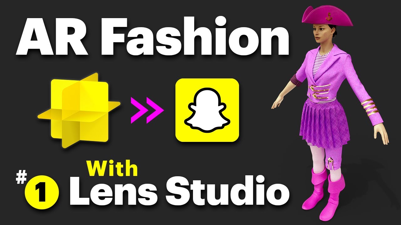 Lens Studio - Developing Virtual Fashion Try-On Lenses - PinkTooth Intro (tutorial part 1 of 4)