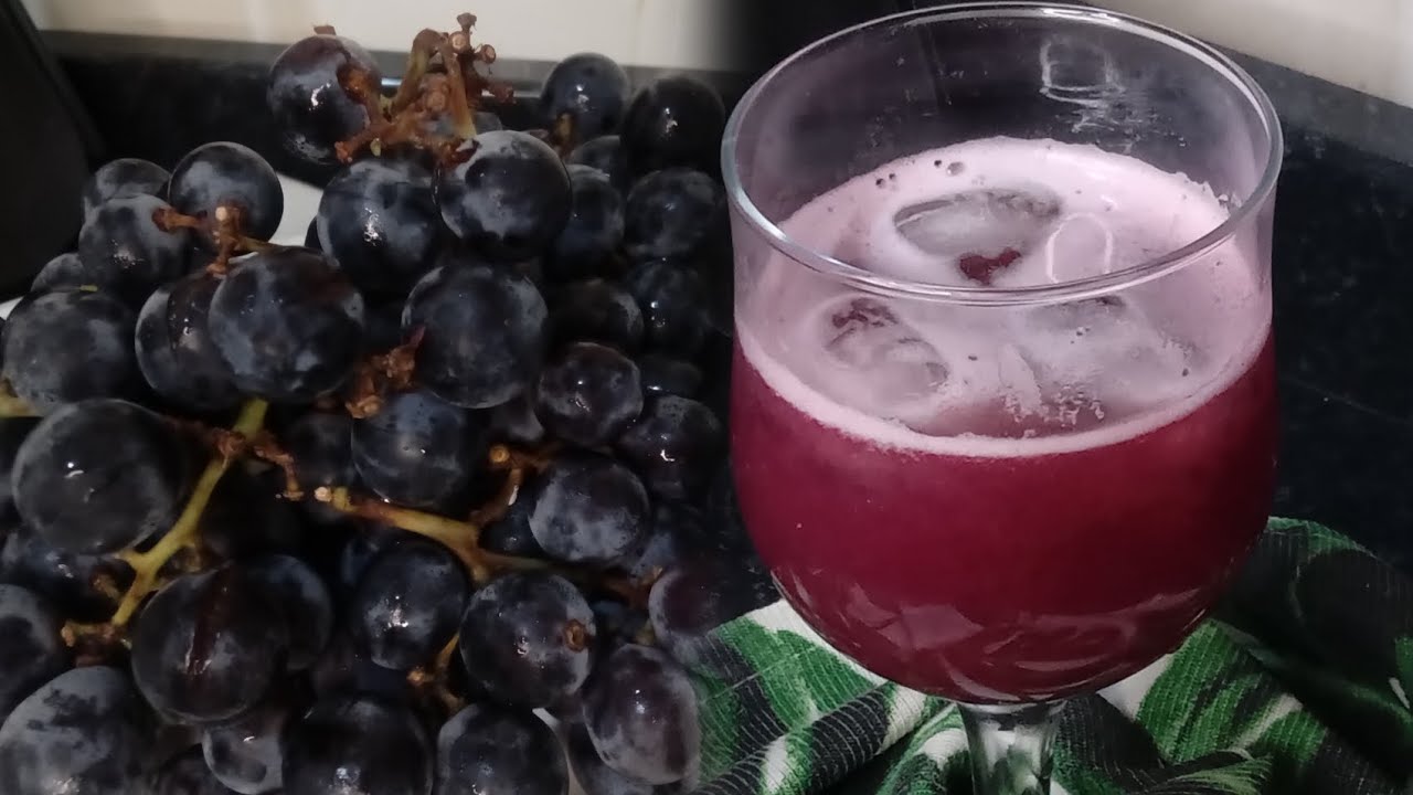 SUCO DE UVA SEM CONSERVANTES; COMO FAZER  ESSA DELÍCIA  🍇 