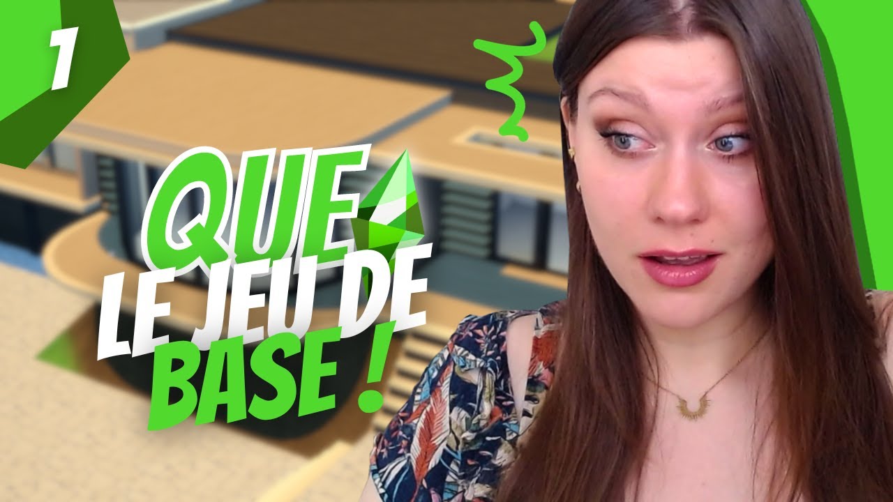 J'ESSAYE DE CRÉER UNE MAISON MODERNE FABULEUSE AVEC LE JEU DE BASE !