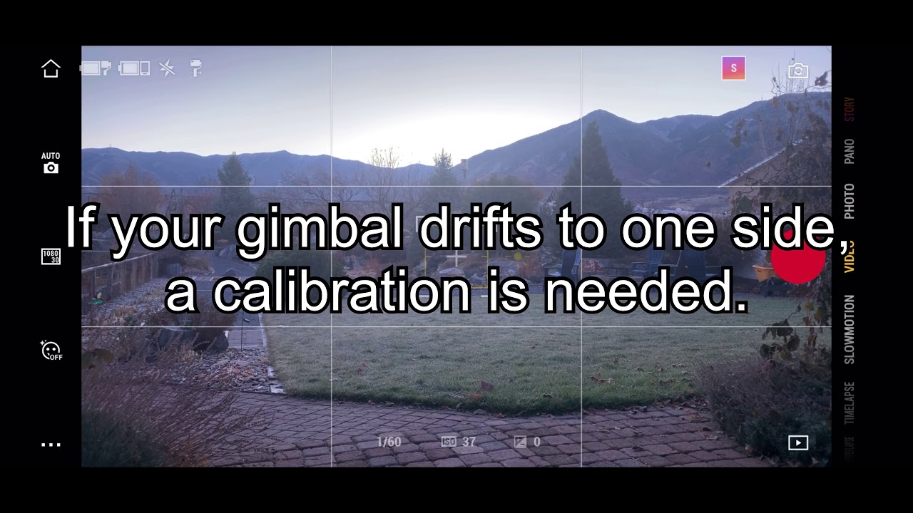 DJI Osmo 3: Balance and Calibration. Eliminate gimbal drift!