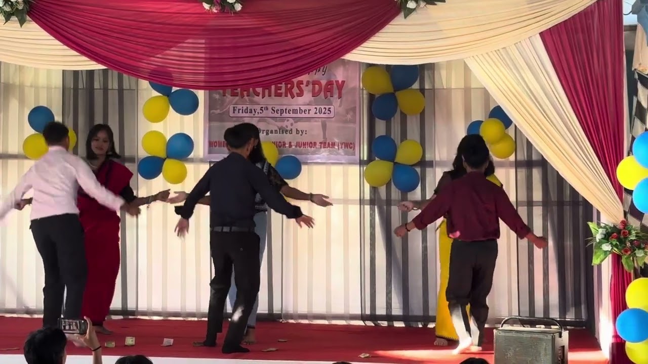 YWC langthbal football player singna neire 🥰 ngc gi teacher day's se