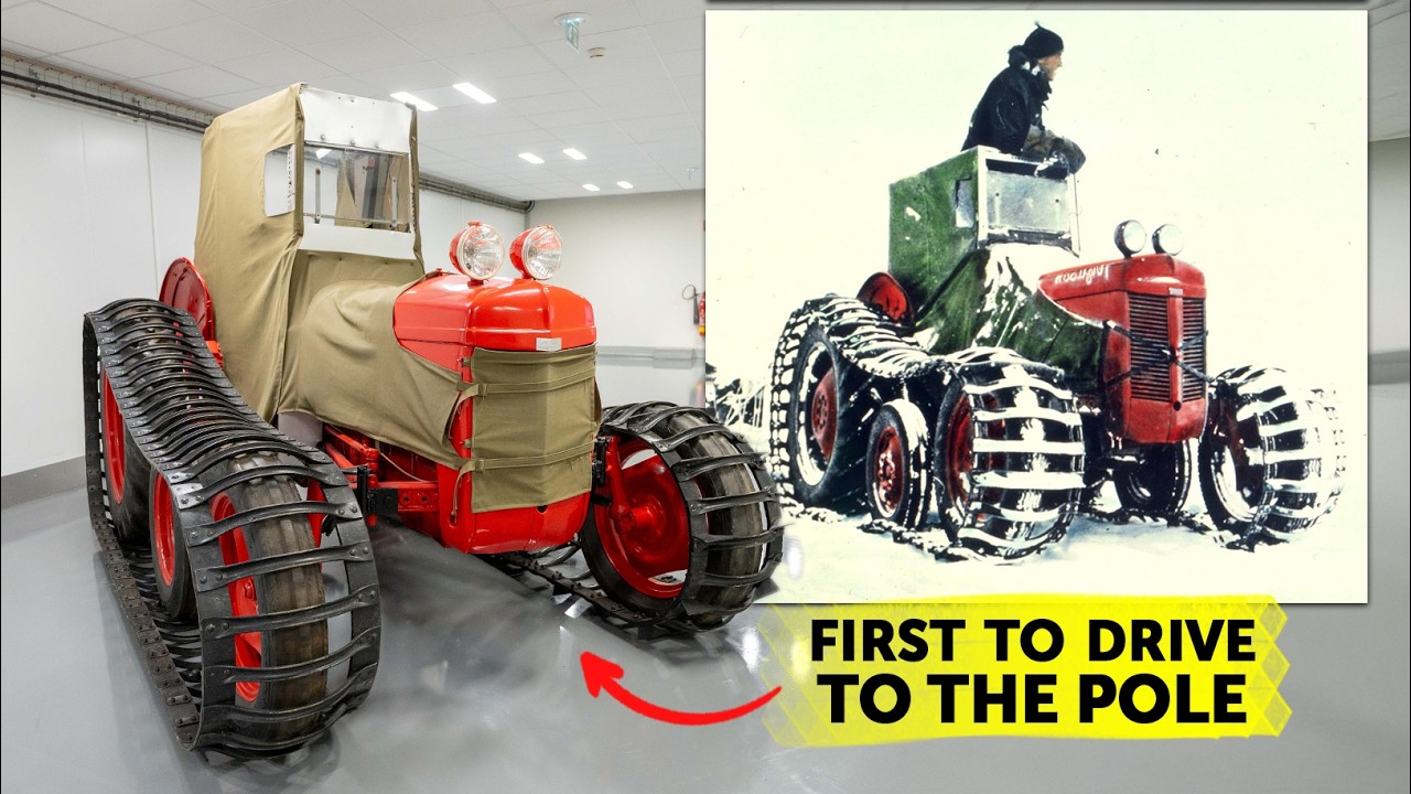 The First Vehicle to Drive to the South Pole 