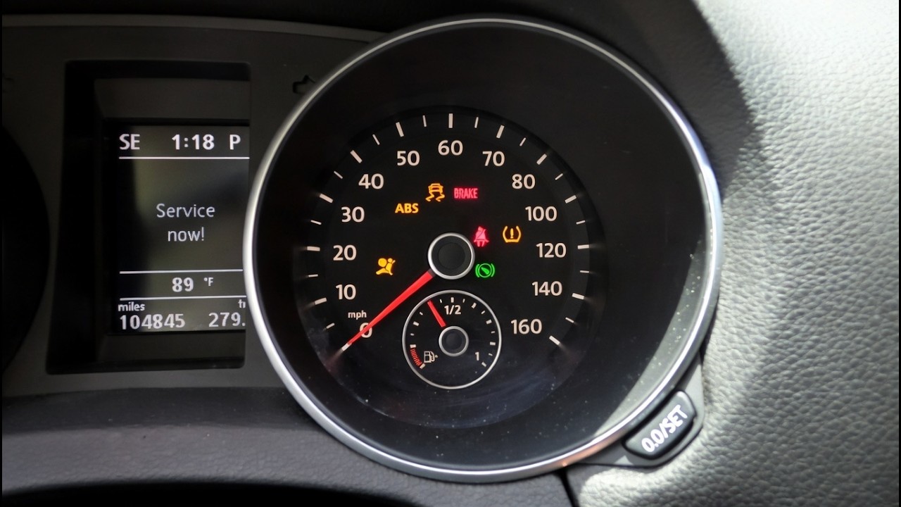 Проблемы с датчиком скорости колеса VW ABS