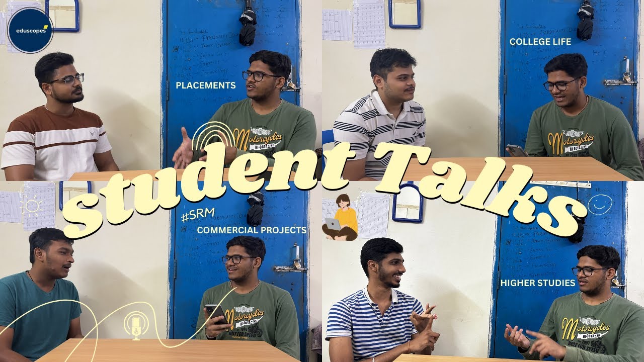 SRM University Students Talk | CSE,ECE,AI/ML,MECH | SRM Review