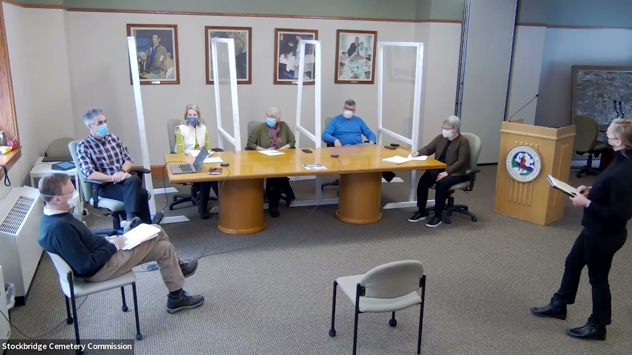 Stockbridge Cemetery Commission Meeting, January 25, 2022