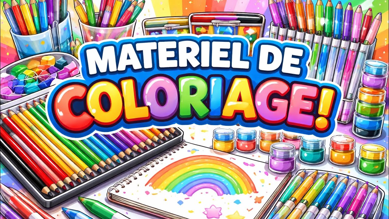 Mon matériel de coloriage 